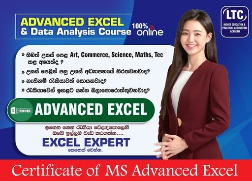 Advanced Excel & Data Analysis Pre Recorded Course